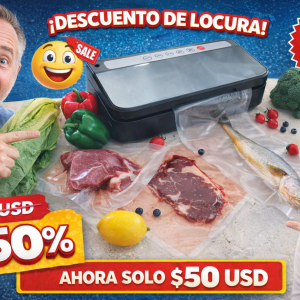 maquina domestica de empacado y sellado al vacio